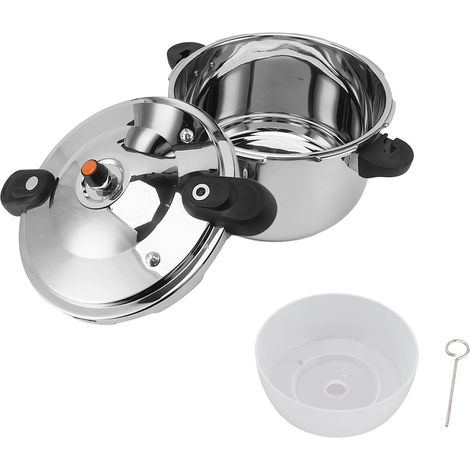 Autocuiseur 80kpa, double poignée en acier inoxydable, grande capacité, ustensiles de cuisine instantanés pour cuisinière électrique à gaz 12L