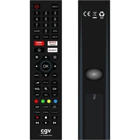 Telecomando di ricambio - CGV - FIDELIO Hisense - Per televisori Hisense - Senza programmazione - Pronto all'uso