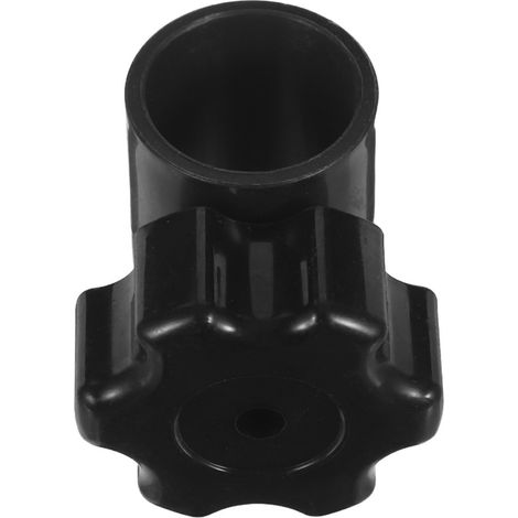 Connecteur de Mât Parasol en Plastique Noir pour Parasol de Pont et Parapluie Pluie, Maintien Renforcé, Diamètre 32mm et 28mm, pour Pique- et Piscine (1/5)
