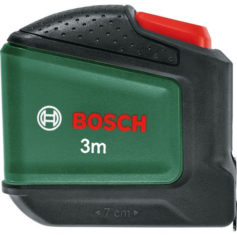 cinta métrica Bosch 3m auto-bloqueo gancho doble