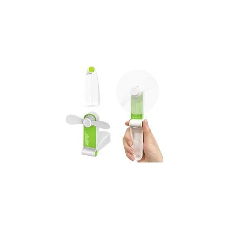 Mini-Tragventilator, wiederaufladbarer Handventilator, faltbar, USB-betrieben, kleiner faltbarer Tischventilator – AquaForge (1/5)