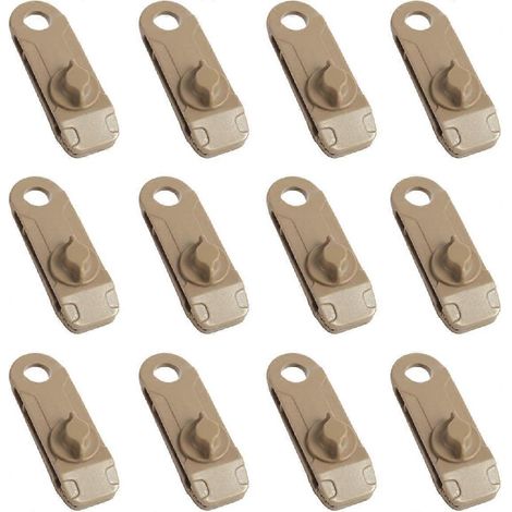 Pinces de Bche Clips de Tente de Camping en Plastique Petite Pince Oeillets pour Auvent Toile d'Ombrage de Jardin Activits de Plein Air (1/4)