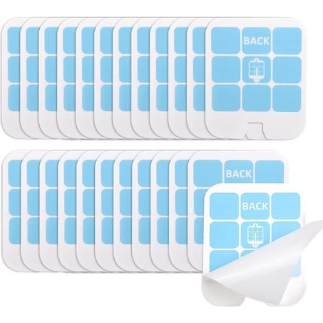 Paquet de 24 cartes de réponse Safer Home SH502, tableau de fixation DT3005W, carte adhésive (1/5)