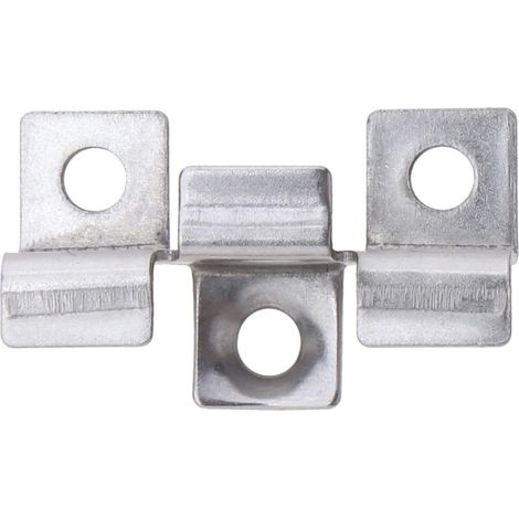100pcs acier inoxydable Composite stratifié panneau sandwich joint caché fixation plaque clip W 100X jeu de vis auto - taraudeuses 10mm (1/5)