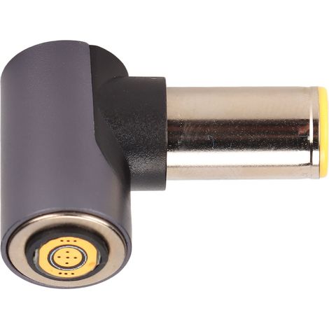 Adaptateur de charge CC général 7,9 x 5,5 mm, petit, léger, en alliage d'aluminium résistant à l'usure, adaptateur de recharge magnétique pour ordinateur portable (1/5)