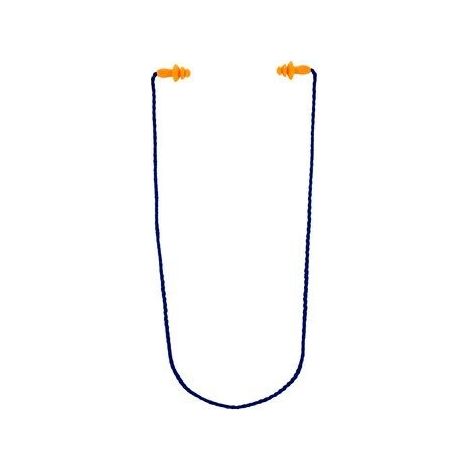 1 Paire de bouchons d'oreilles réutilisables avec cordelette et boîte de rangement SNR 26 DB (1/4)