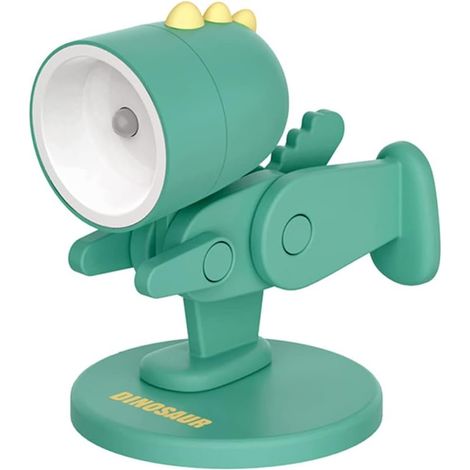 Mini-LED-Nachtlicht in Hasenform Niedliches Cartoon-Dinosaurier-Nachtlicht, faltbare Schreibtischlampe mit Handyhalterung, Schlafzimmerdeko – 1 Stück