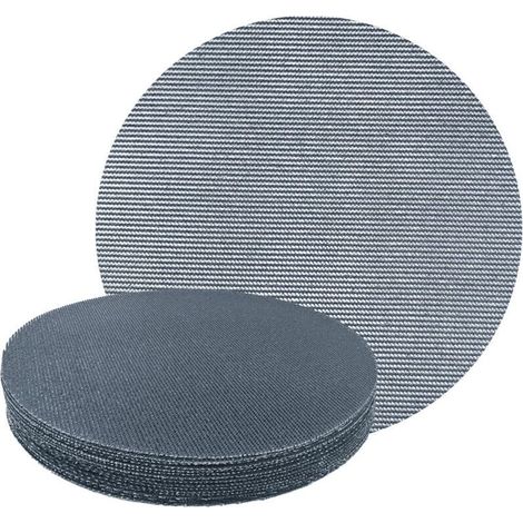 Lot de 30 Disque Abrasif 225mm en Maille, Grain 240, Anti-colmatage, Pour Ponceuse Girafe et Ponceuse Murale et Ponceuse Plâtre Téléscopique (1/5)