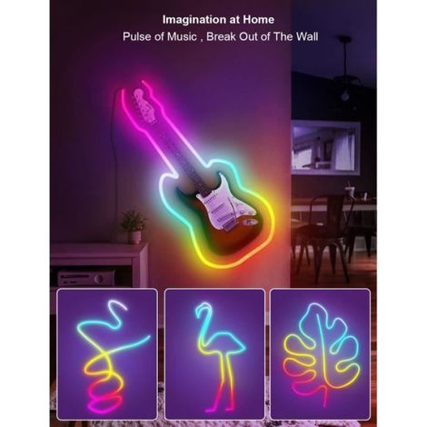 Ruban LED - - 3M - RGBIC - Étanche IP65 - Télécommande Bluetooth (1/4)