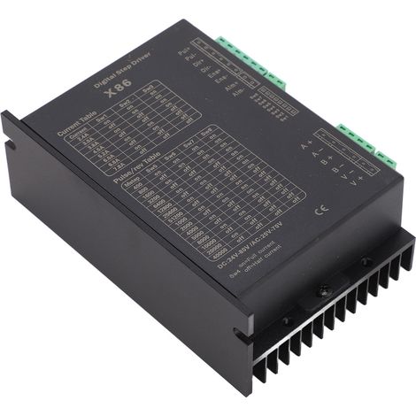 Schrittmotortreiber 51200, geteilter Strom 7,8 A, 2-Phasen-Servomotortreiber, DC 24–80 V, AC 20–70 V (1/5)