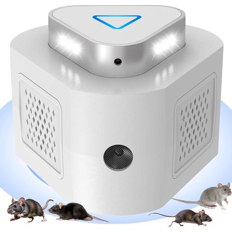Repellente per parassiti a ultrasuoni potenziato a 25 kHz - 4 modalità - Respinge i roditori - Sicuro per animali domestici e persone - Adatto a giardini e spazi esterni (1/5)