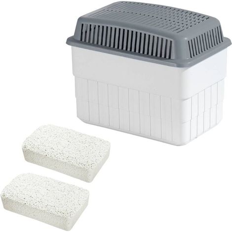 Grand absorbeur d'humidité avec recharge supplémentaire, 2 x 1 kg. (1/5)
