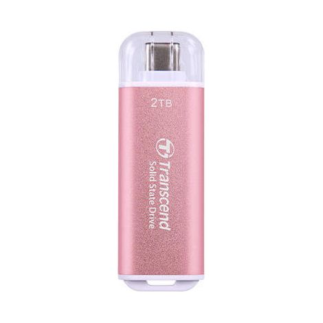 Transcend SSD 2TB ESD300 USB 3.2 Gen 2x1 - Pink (1/2)