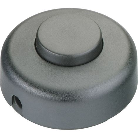 interBär 5062-504.01 Tretschalter Schwarz 1 x Aus/Ein 2 A 1 St.