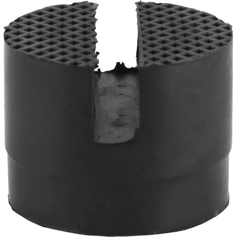 Adaptateur de cric pour rail à fentes, support de levage avec patin caoutchouc, diamètre 5 cm/1,96 pouces (1/5)