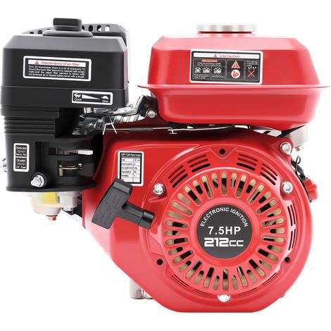 Moteur 212cc de 7,5 ch, moteur essence à démarrage tiré à la main, moteur à 4 temps à cylindre unique refroidi à l'air, OHV (1/5)
