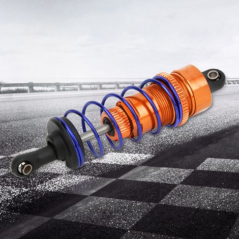 Amortisseur avant réglable 92mm pour ZD Racing 7358, voiture RC 1/10, suspension à huile, 2 pièces, couleur orange (1/5)