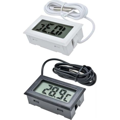 Moniteur température/humidité avec sonde, -50-110°C/noir/LCD (1/5)