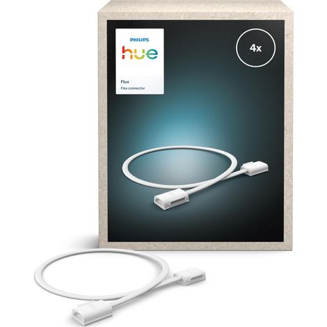 HUE FLUX CONNECTEUR FLEXIBLE POUR RUBAN LED 50 CM, ACCESSOIRES, ECLAIRAGE INTÉRIEUR FLEXIBLE, TRANSITION LUMINEUSE PARFAITE, INS