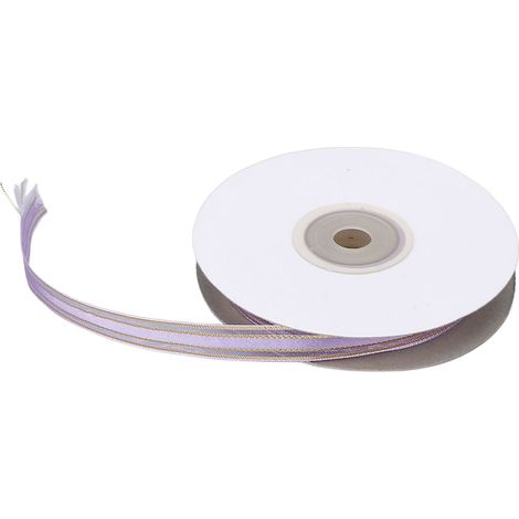 Ruban satin en polyester 0,4in21 pour accessoires cheveux, décoration bouquet guirlande, ruban en mousseline de mariage (1/5)