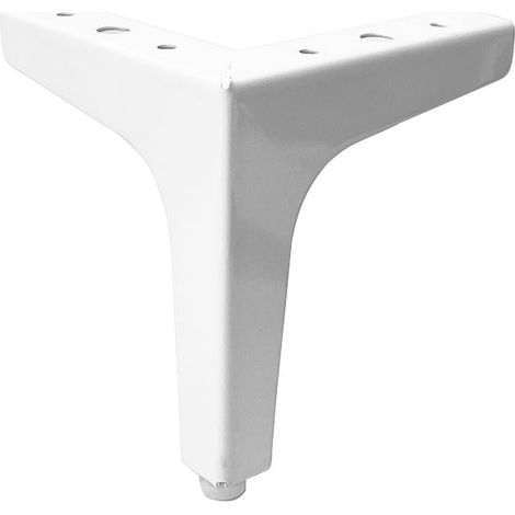 Lot de 4 pieds de canapé en métal 10 cm – Capacité de charge 250 livres – Surface galvanisée et peinte – Pour canapés et chaises (1/4)