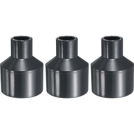 3pcs PVC Réducteur 1-1/4 x 3/4" Adaptateur De Tuyau Réducteur/Augmentateur Pour Égout Plomberie Drain Tuyau Alimentation En Eau Construction Jardin (1/5)