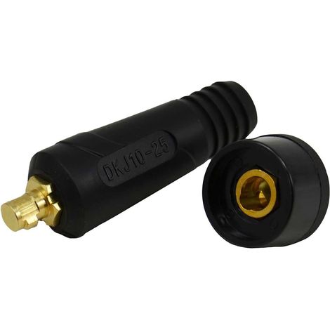 Câble pour torche de soudage TIG eu de fiche et prise pour connecteur de soudage DKJ10-25 (1/5)