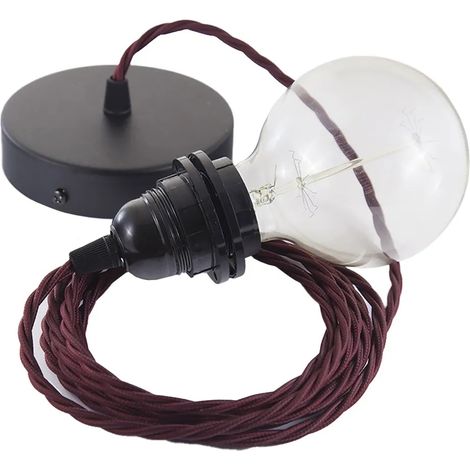 Lampe suspension Creative Cables tm19 cuivre 20 cm 2 mètres (1/3)
