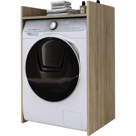 Mobile per lavatrice, Rovere Sonoma, 64 x 97,5 x 50 cm (1/5)