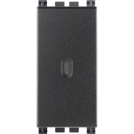 Deviatore assiale illuminabile Vimar Arkè 1P 10AX 250V grigio 19105 (1/5)