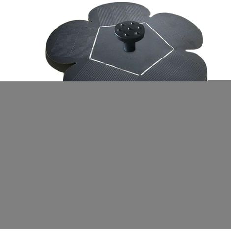 Fontaine solaire pour bain d'oiseaux, fontaine solaire - Jeu d'eau silencieux pour bain d'oiseaux, terrasse, étang, décoration de jardin (1/5)