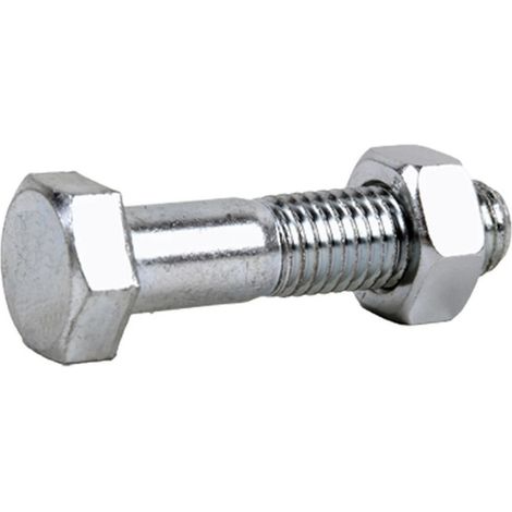 Vis hexagonale 931/934 zinc 12x40 avec écrou 8.8
