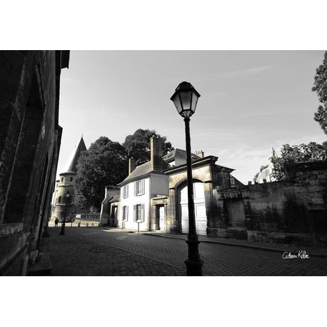 Tableau sur toile quartier historique de Beauvais 45x65 cm - Impression sur Toile Murale Décorative - Image imprimée en HD sur Toile - Toile sur Châssis en Bois FSC - Fabriqué en France (1/4)