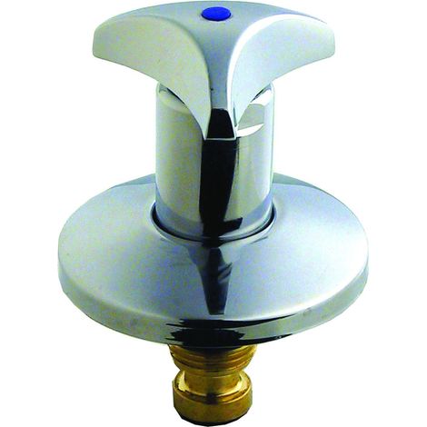 Seppelfricke SEEP UP Oberteil und Fertigbauset mit Dreisterngriff für kalt und warm a G3/4" (DN20) Cr Typ 2913, 0002527
