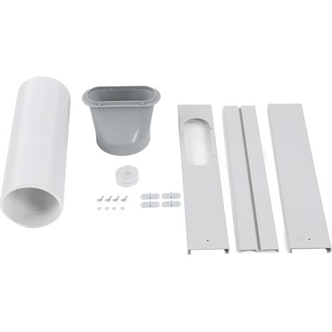 Kit accessoire climatiseur fenêtre plaque coulissante 5,9 pouces tuyau connecteur flexible d'évacuation (1/5)