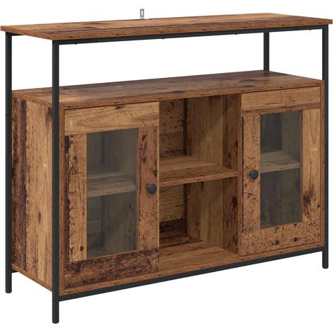 Maison Exclusive - Credenza Legno vecchio 100 x 35 x 80 cm Legno multistrato