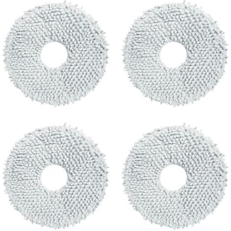 Pièces de rechange pour aspirateurs (4 lingettes de nettoyage) compatibles avec les accessoires pour aspirateur robot Dreame Bot L10s Ultra (1/3)