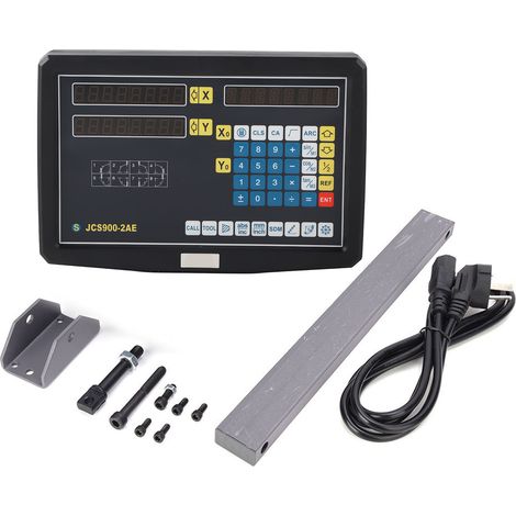 JCS900-2AE Écran de lecture numérique 03020mm DC5V 1m/s TTL, encodeur de qualité industrielle pour fraiseuse, adaptateur AU 110240V (1/5)