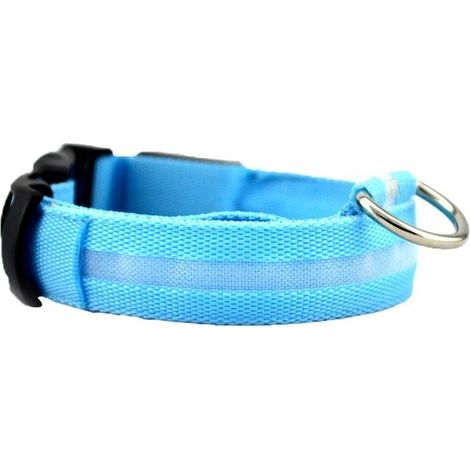 Collier réglable LED pour chiens et chats différentes tailles et couleurs  Taille: XL - Couleur: Bleu