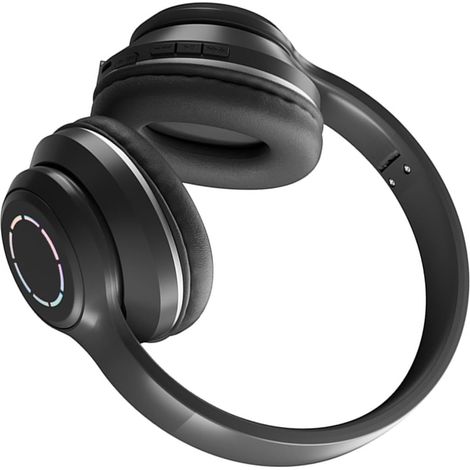 Casque sans fil supra-auriculaire, pliable, avec lumières LED (1/5)