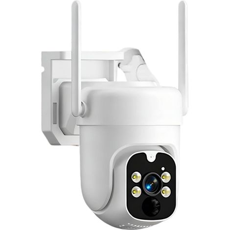 5MP caméra de sécurité sans Fil extérieure WiFi Solaire alimenté par Batterie caméra panoramique/Inclinaison Rotation caméra de Surveillance Protection de la Maison 2.4G(5MP Solar No Card) (1/5)