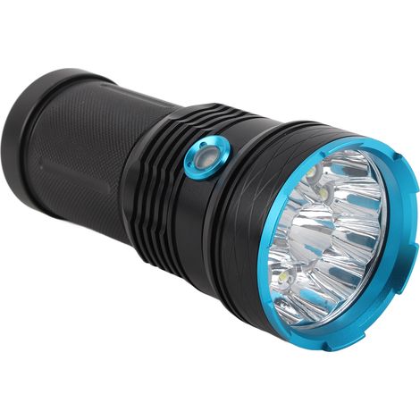 Extrem helle, wasserdichte LED-Taschenlampe mit großer Reichweite und 3 Leuchtmodi (1/5)
