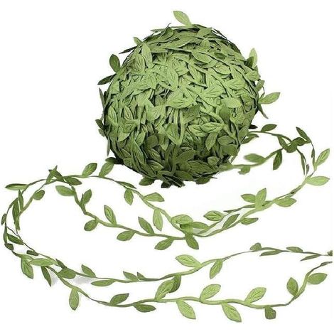 Guirlande De Feuilles D'Eucalyptus Artificielles - Décoration Botanique Pour Mur Jardin Mariage Fête Intérieur - 2 M (1/5)