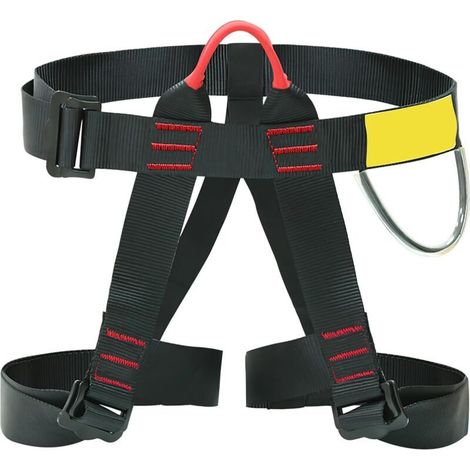 Harnais d’escalade semi-corps anti-chute – Sécurité incendie & alpinisme – Pour hommes et femmes – Confort ajustable, norme CE (1/5)