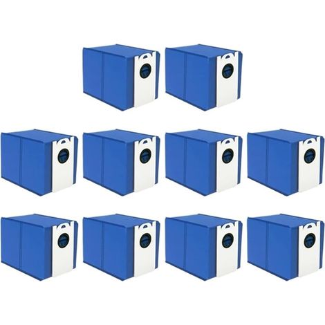 Dust bags, Bobsweep compatible, replacement parts for Ultravision automatic emptying robotic vacuum cleaners, 10-pack (1/4)