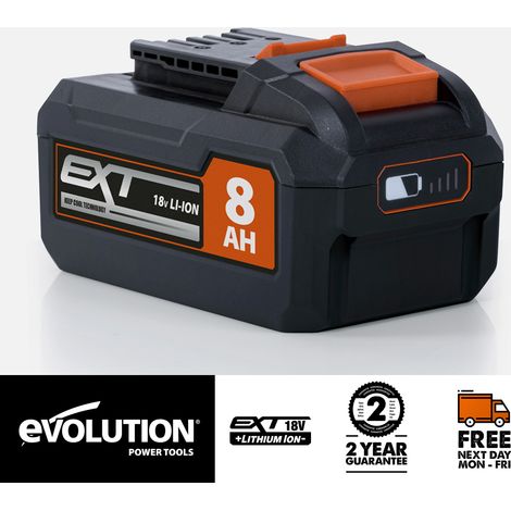 Evolution R18BAT-Li8 EXT Battery 18V 8.0Ah Li-ion (1/5)