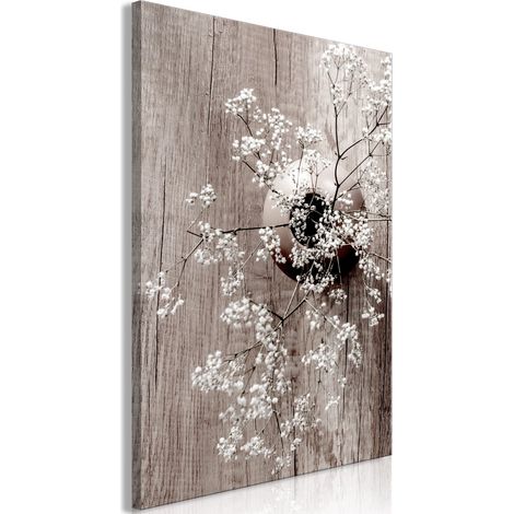 Tableau Fleurs Séchées (1 Partie) Vertical - 40 x 60 cm (1/4)