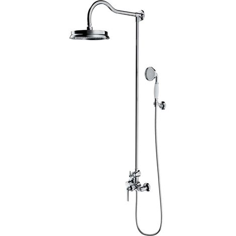 OMNIRES Armance - Set doccia con miscelatore, diametro 23 cm, cromo AM5244CR
