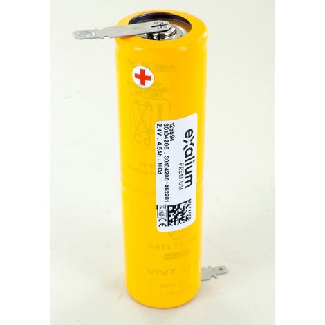 Batterie 2.4V 4Ah NiCd 2 VTD Baton 125594