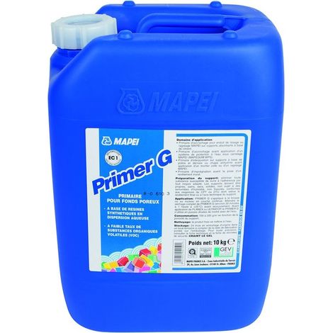 Primaire d'adhérence pour supports poreux PRIMER G - Bidon 25L